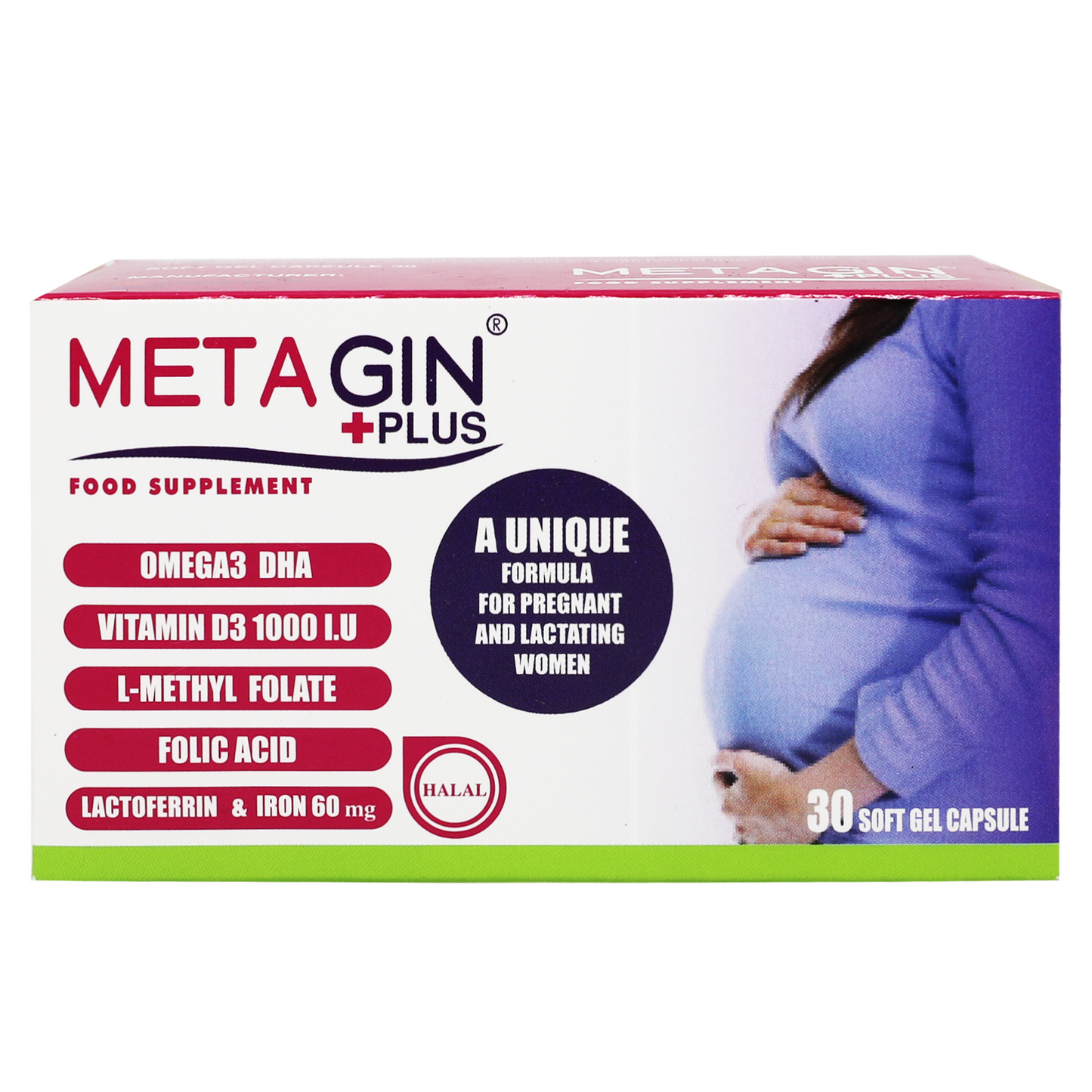 Metagin Plus - 30 Capsules