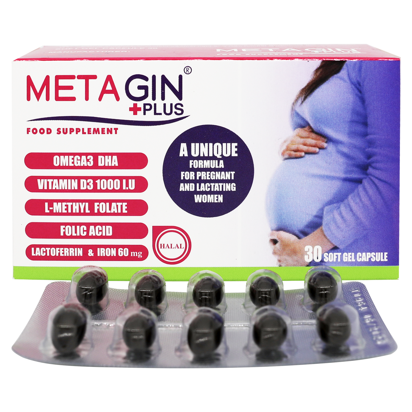 Metagin Plus - 30 Capsules